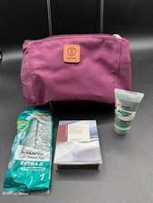 Lufthansa First Class Bogner amenity kit w/Korres set & razor – 2000s Unused