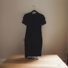 Vince Camuto Women's Blue Signature Stretch Crepe-Bodycon Dress Size 4