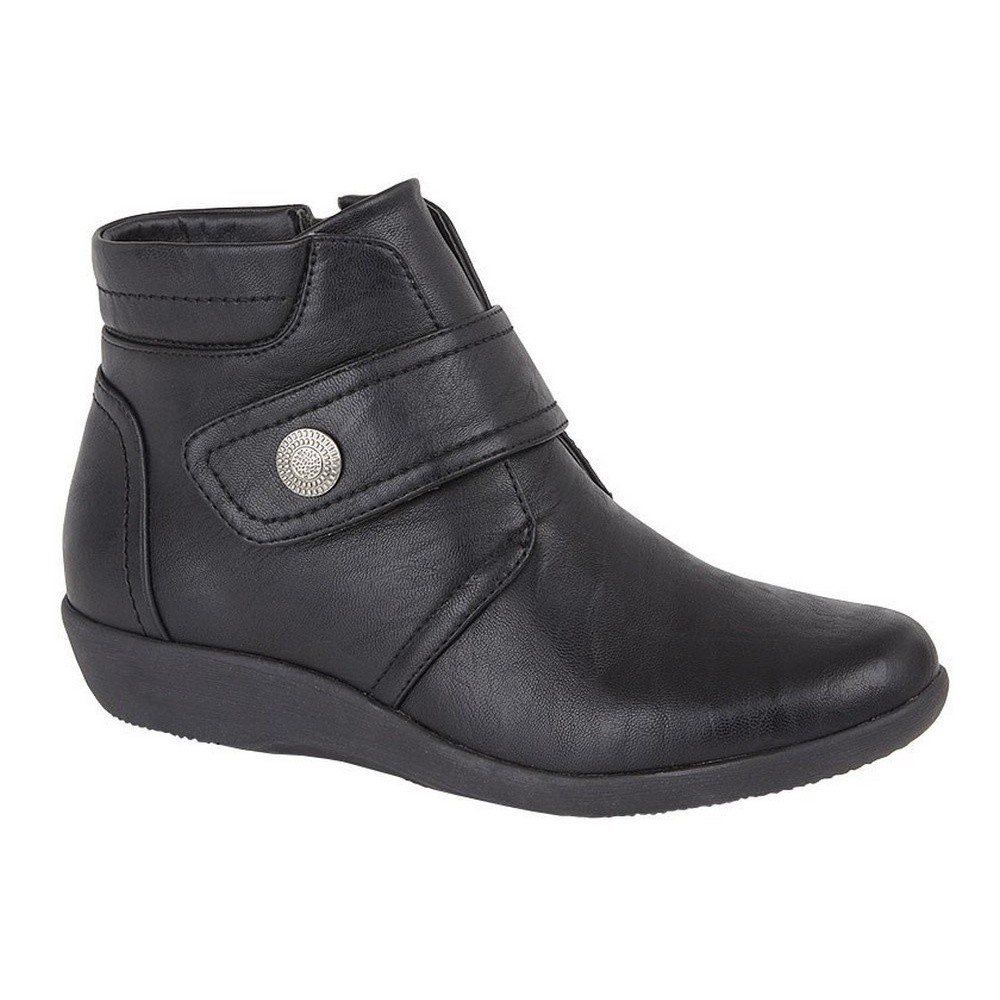 Boulevard Botines a los tobillos horma ancha para chica mujer (DF1860)