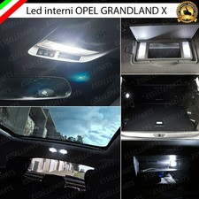 KIT LED INTERNI OPEL GRANDLAND X CONVERSIONE INTERNA A LED CANBUS 6000K NO ERROR