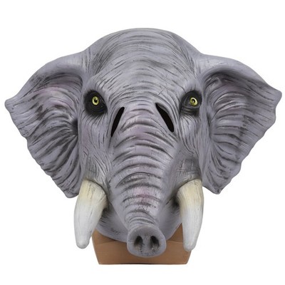 African elephant head cover, Halloween party mask