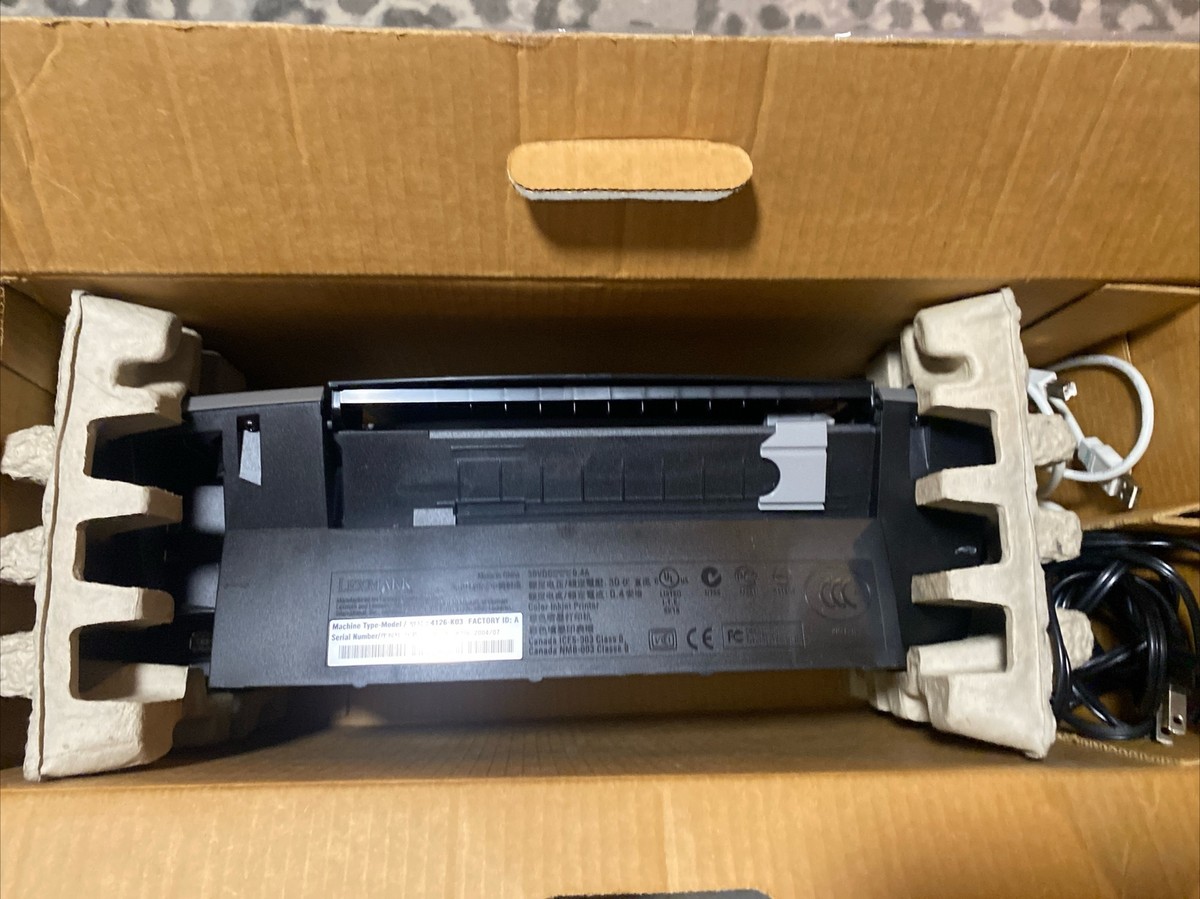 Lexmark Z615 Inkjet Printer Color 4800 x 1200 dpi Printer Open box