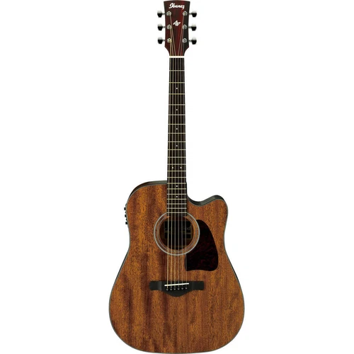 Ibanez Artwood AW54CE Dreadnought Acoustic Electric Guitar, Open Pore Natural