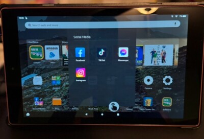##TIK TOK PRELOADED Amazon Fire 7 Tablet 9th Generation Device With Case-bundle