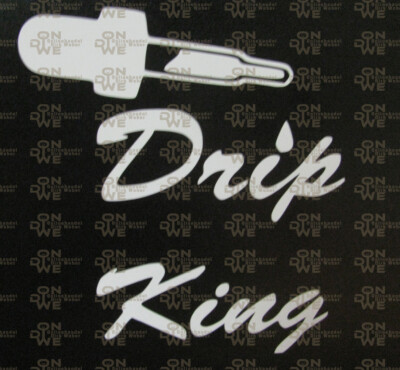 Aufkleber ''Drip King'' Dampfer, Vape, Dampfen (1006)