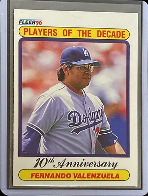 Fernando Valenzuela - 1990 Fleer Baseball - Players of the Decade