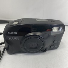 Canon Sure Shot Zoom-S AF Point Shoot 35mm Film Camera. Read