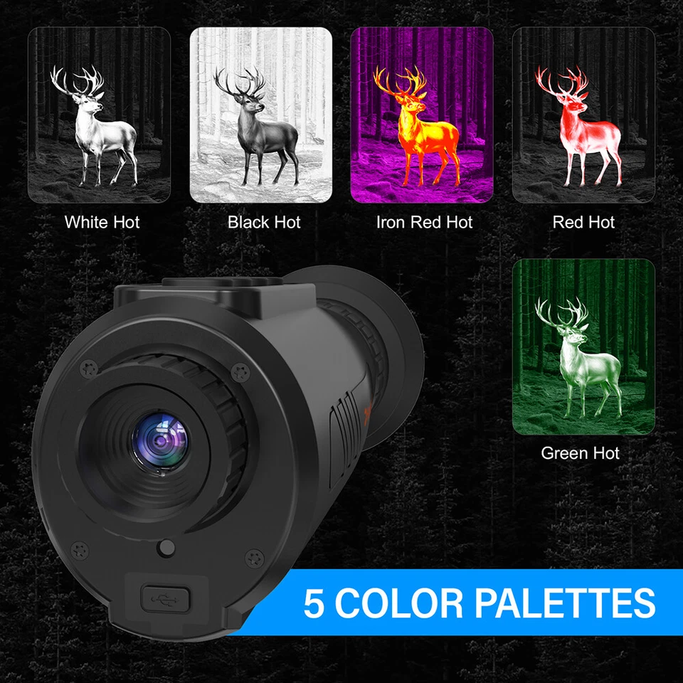 Ai Thermal Imager Night Vision Monocular Heat Imaging Scanner Hunting Camera NVG - Image 2 of 4