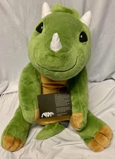 Weighted Stuffed Animal Danny The Dinosaur 19in Plush Anxiety Relief Green