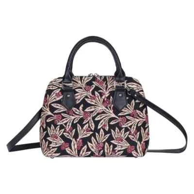 Signare convertible shoulder bag Golden Fern handbag floral print crossbody bag