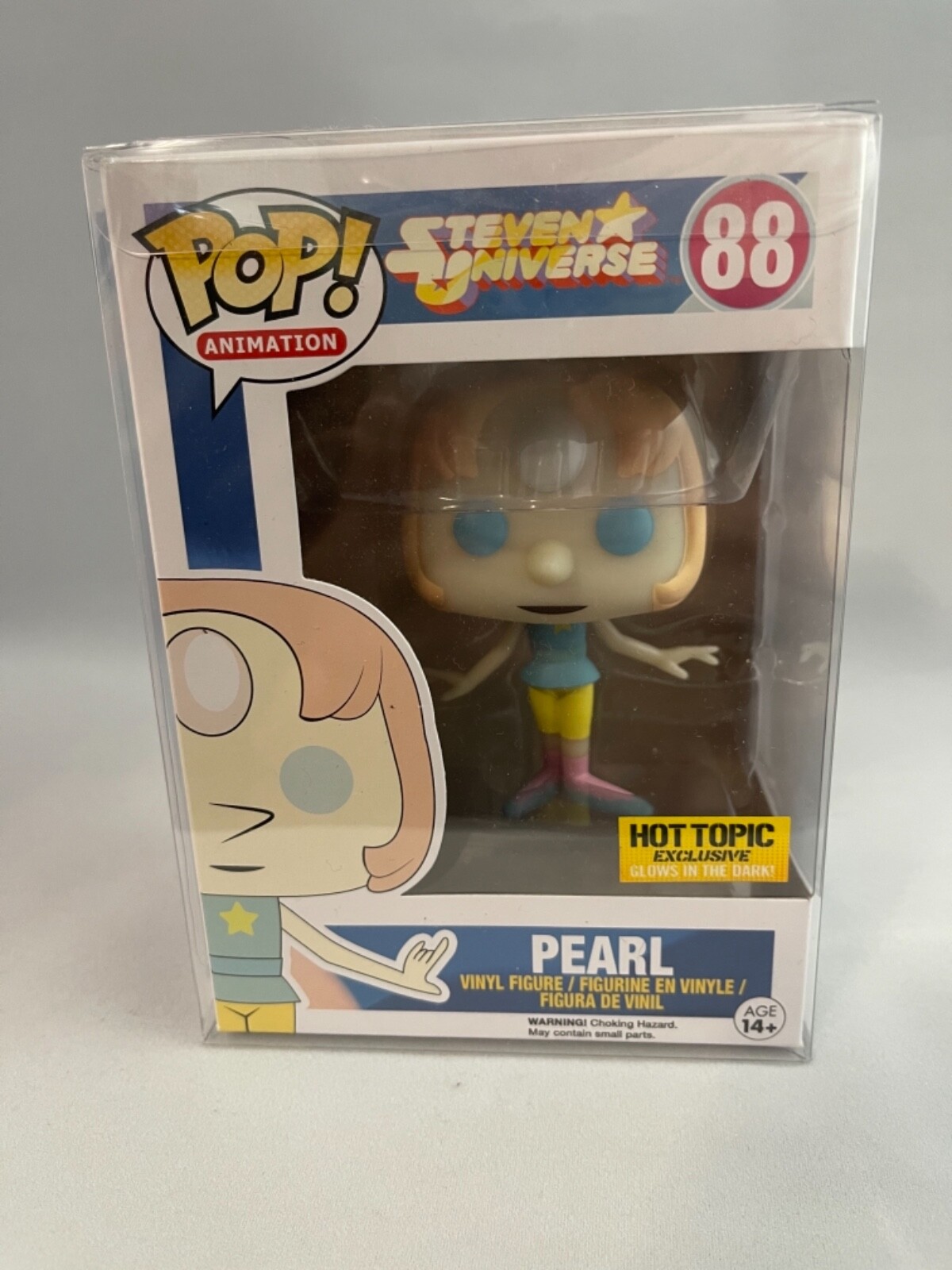 Funko Pop! Steven Universe #88 Pearl Hot Topic Exclusive Vaulted Gitd