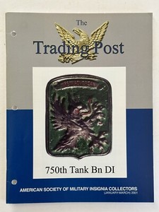 THE TRADING POST, Military Insignia Collectors - Jan-Mar 2001, Issue LX No. 1
