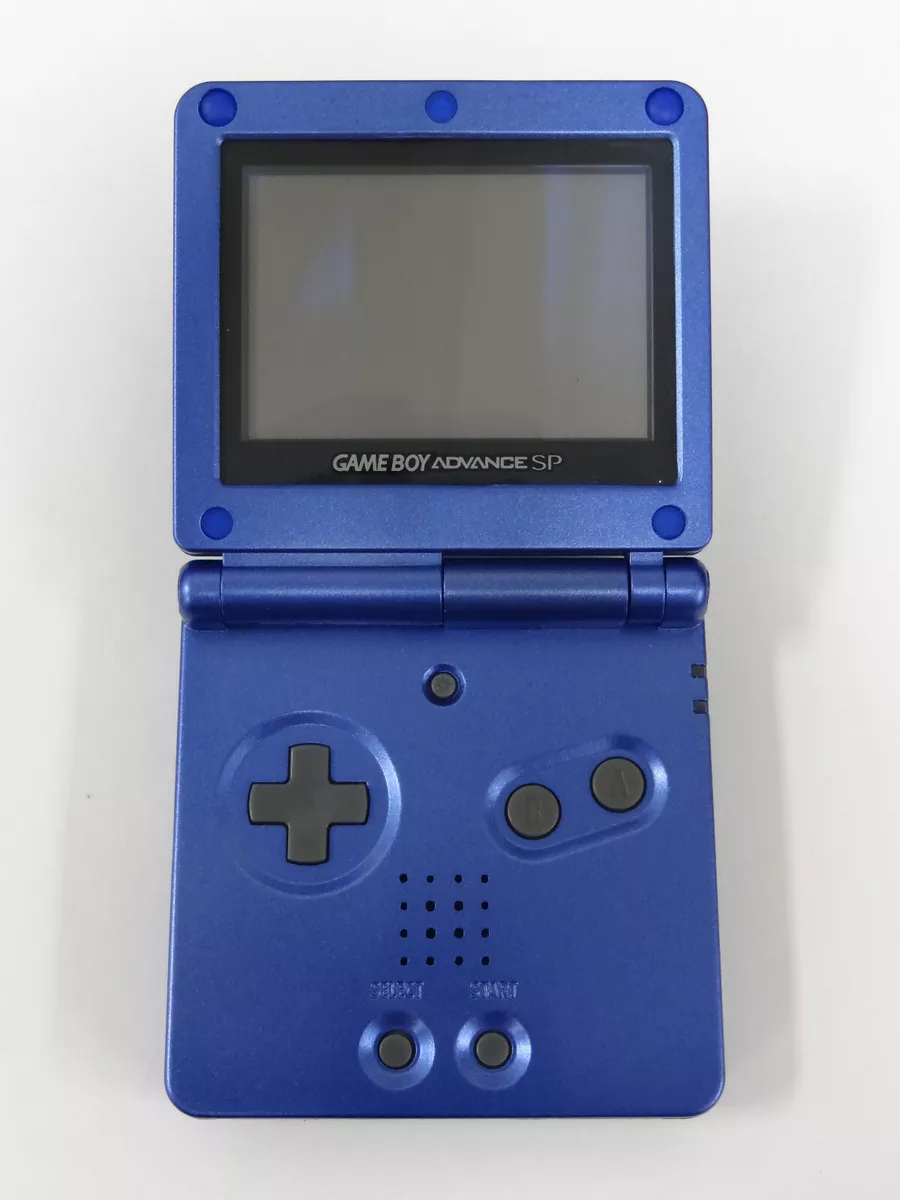 Cobalt Blue Nintendo Game Boy Advance SP AGS-001 Includes Charger  Tested/Working