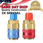 A/C R134a Quick Coupler Adapter Car High & Low Side Hvac Sae Male Flare Fitting