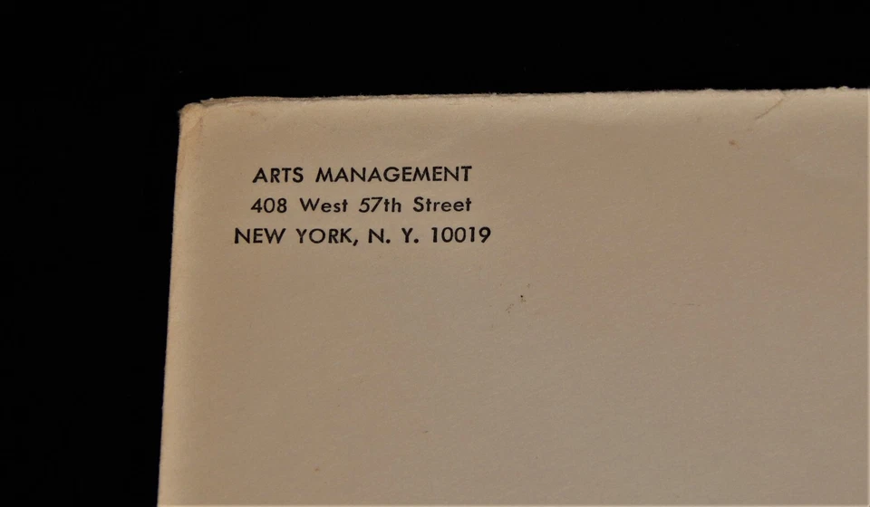 Vintage Cover,1972,STAMPED ENVELOPE, NYC, To Hamilton, ON Philharmonic Orchestra - Image 3 of 4