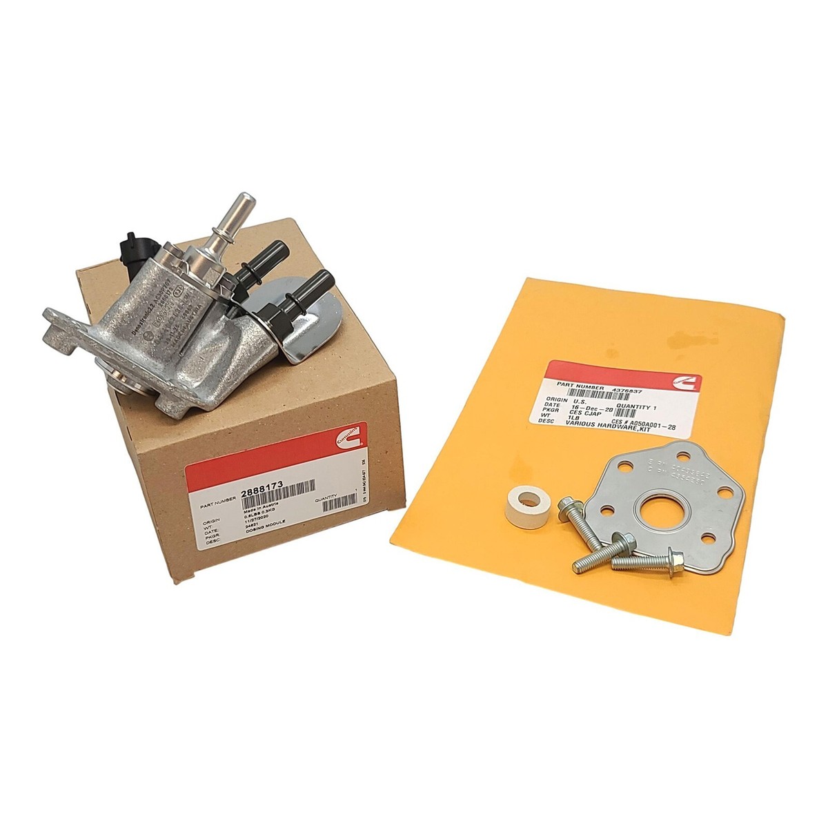 OEM CUMMINS INJECTOR-UREA 2888173CUM + KIT-AFM MOUNTING 4376837 | eBay