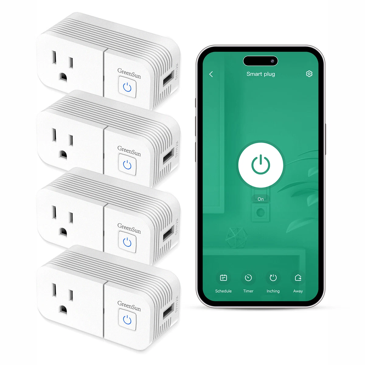 Smart Plug Wifi Works with  Alexa Google Home Easy Setup