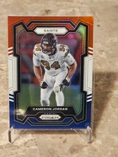 2023 PANINI PRIZM FOOTBALL CAMERON JORDAN RED WHITE BLUE PRIZM #211 Saints NFL