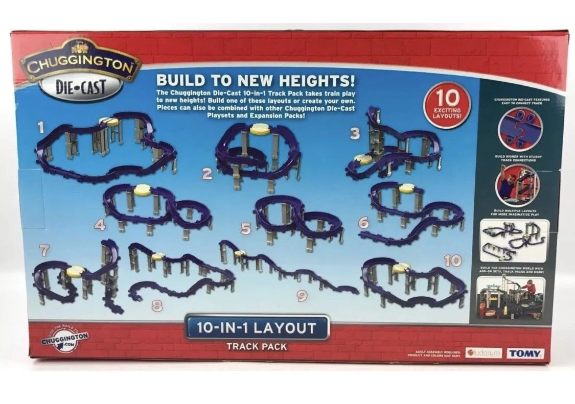 NEW Chuggington Stacktrack 10 in 1 Expansion Track Pack Train 10