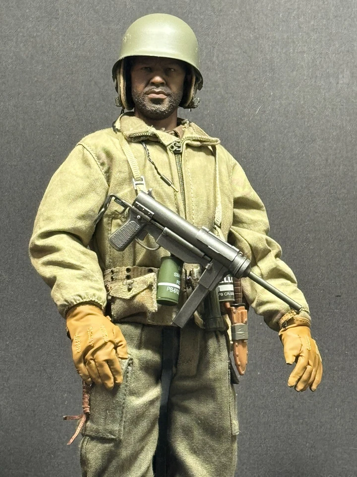 1/6 US ARMY 761ST BLACK PANTHER  US ARMY TANKER WW II  BANDIT JOE'S CUSTOM - Image 4 of 4