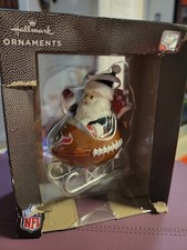 Hallmark Houston Texans Santa Sleigh Christmas Holiday Ornament (Damaged Box)