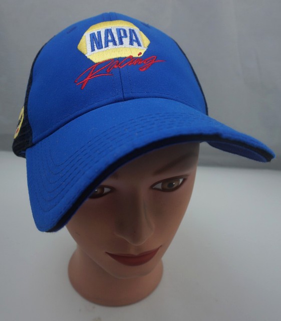 NAPA Racing Hat Blue Adjustable Trucker Cap PreOwned ST193 eBay