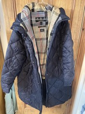 Barbour Sandyford Ladies Quilted Coat Size 16