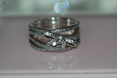 PANDORA Delicate Sentiments Ring RETIRED190995cz SZ 8/58 POUCH