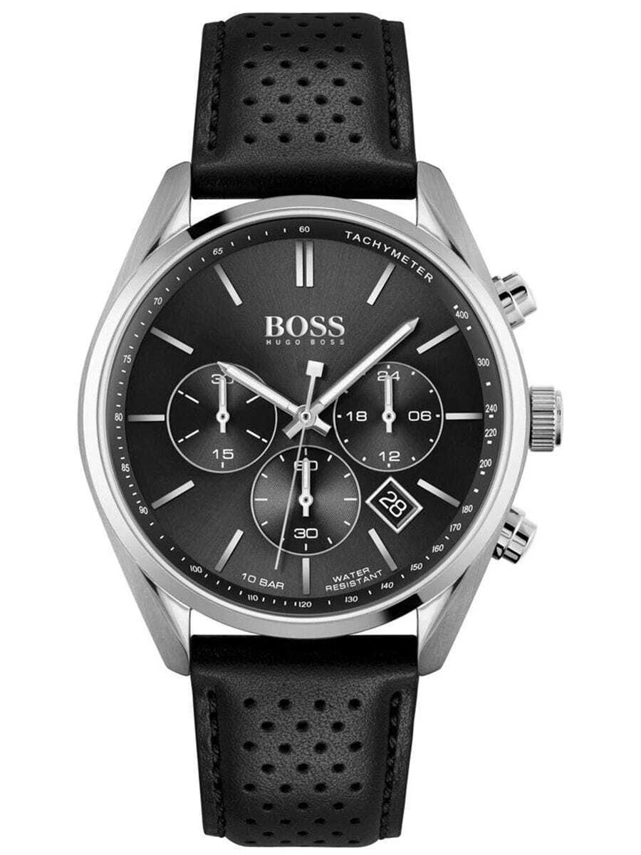 BOSS Orologio Navigator Uomo: Cronografo Al Quarzo, Quadrante Grigio, Cassa 44mm, Bracciale In Acciaio Grigio, Impermeabile 5ATM - 4