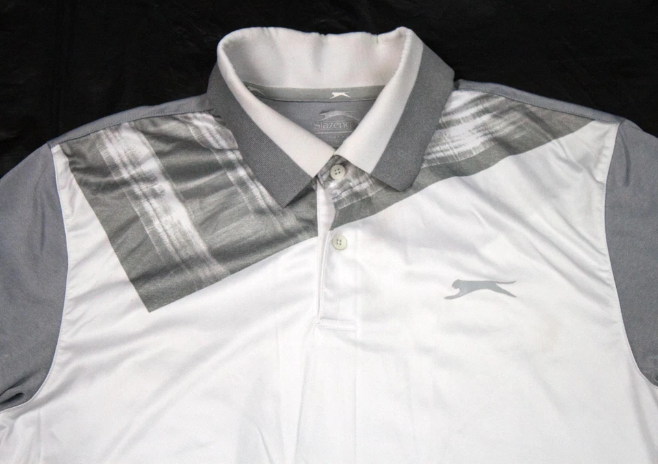 Polo de golf Slazenger para hombre manga corta talla pequeña Foto 2 de 4