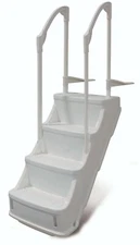 Drop-In Entry Step For Above Ground Swimming Pools Up To 52" Wall Height