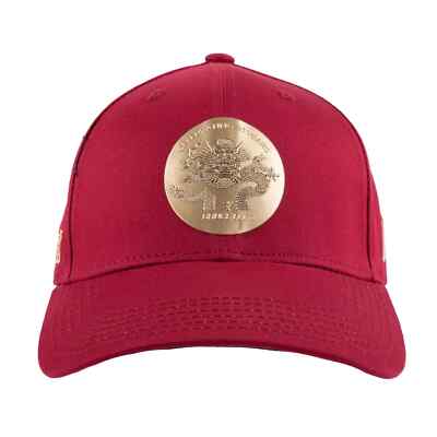 50th ANNIVERSARY BRUCE LEE LEGACY SNAPBACK HAT - RED - NEW & RARE