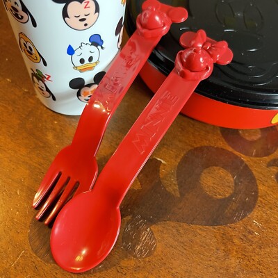 Tupperware Disney Mickey Feeding Set Plate/Bowl Tumbler Spoon Fork