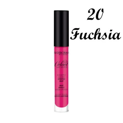 Deborah Milano Fluid Velvet Mat Liquid Lipstick - 20 Fuchsia