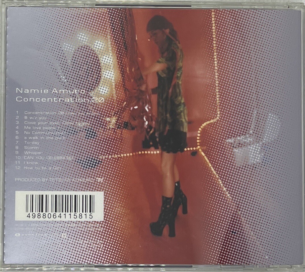 Concentration 20 by Namie Amuro (CD, 1997) 安室奈美恵, J-POP