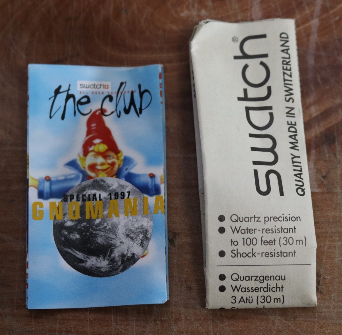 時計 swatch GNOMANIA (GZ901) RARE VINTAGE 1997 SWATCH MUSHROOM WATCH CLUB SPECIAL