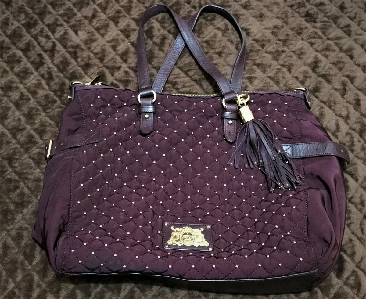 Vintage Juicy Couture Purple and Green Bag – Leslie En Rose