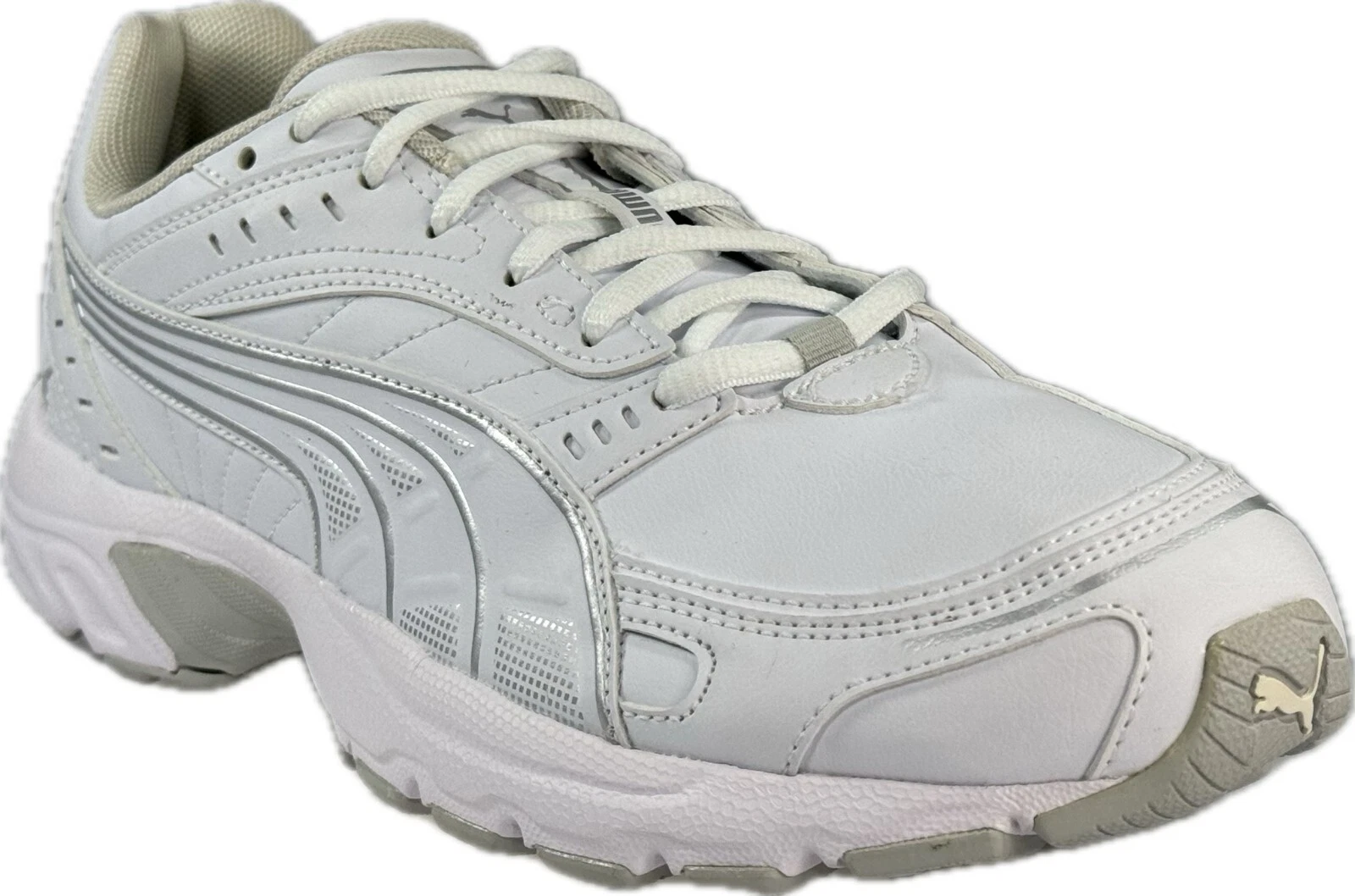 PUMA Men's Axis SL White Lifestyle Casual Sneakers SZ 8.5, 36846601