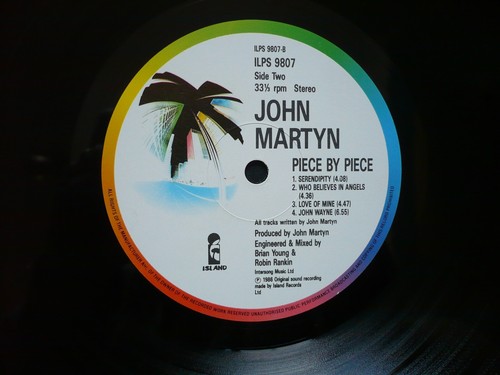 John Martyn Piece By Piece Vinyl UK 1986 Island 1st Press A1/B1 LP EXC - Picture 4 of 12