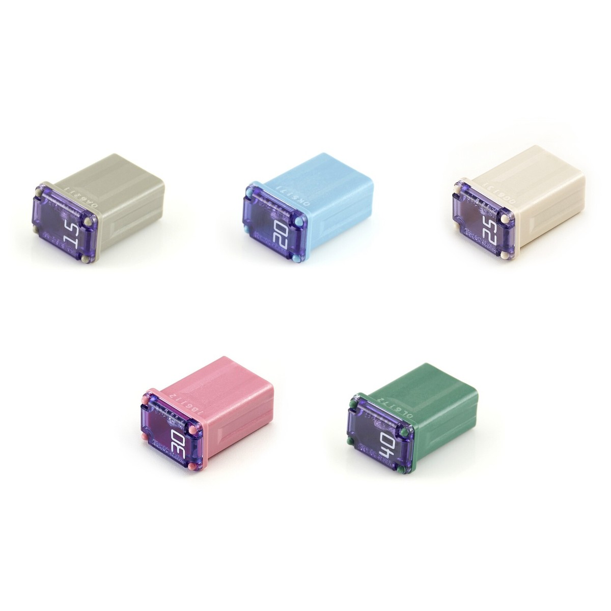 Unique Bargains 5 Pcs 80A Micro Cartridge Fuses Engine Inner FMM M-Case Type Fuses For Car Truck Durable Plastic Metal