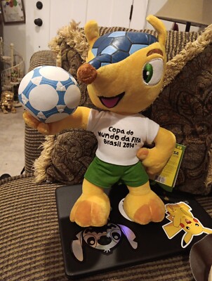 2014FIFA ブラジルワールドカップ　マスコットキャラクター　ぬいぐるみ Fifa World Cup Brazil 2014 Official Mascot Soft Plush Toy