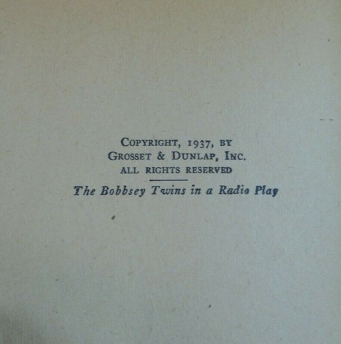 "The Bobbsey Twins" by "Laura Lee Hope" Vintage 12 Book Lot 1904-47 editions - Foto 7 di 12