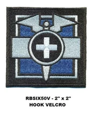 RAINBOW SIX - DOC PATCH - 2" VEL-KRO - RBSIX50V