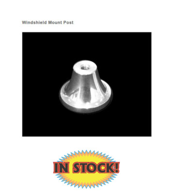 Hagan M-WS - Hagan Glue On Windsheild Mirror Mount With Adhesive