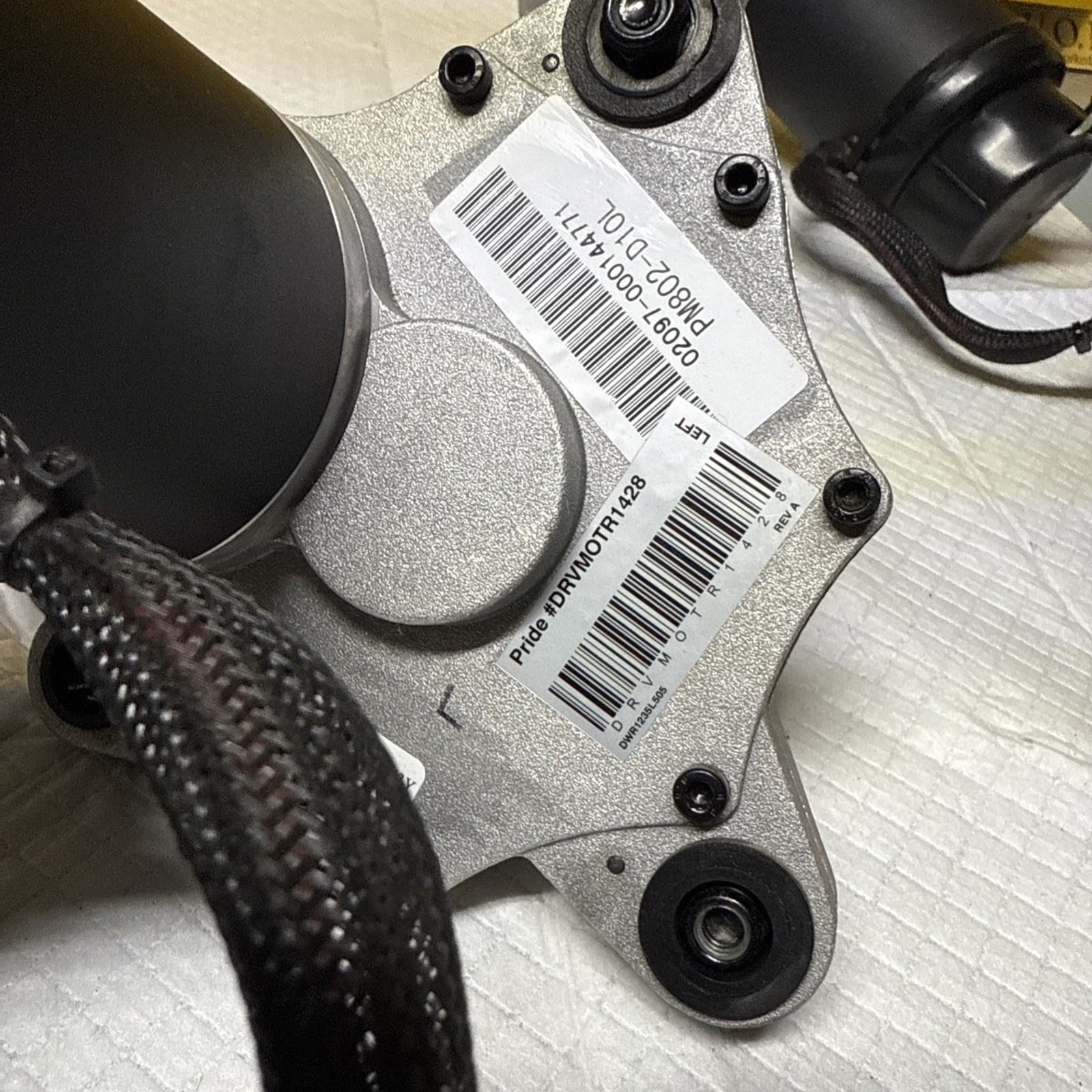 NICE Pair Pride Jazzy Select Elite, ES Motor SET Tested DRVMOTR1428 DRVMOTR1429