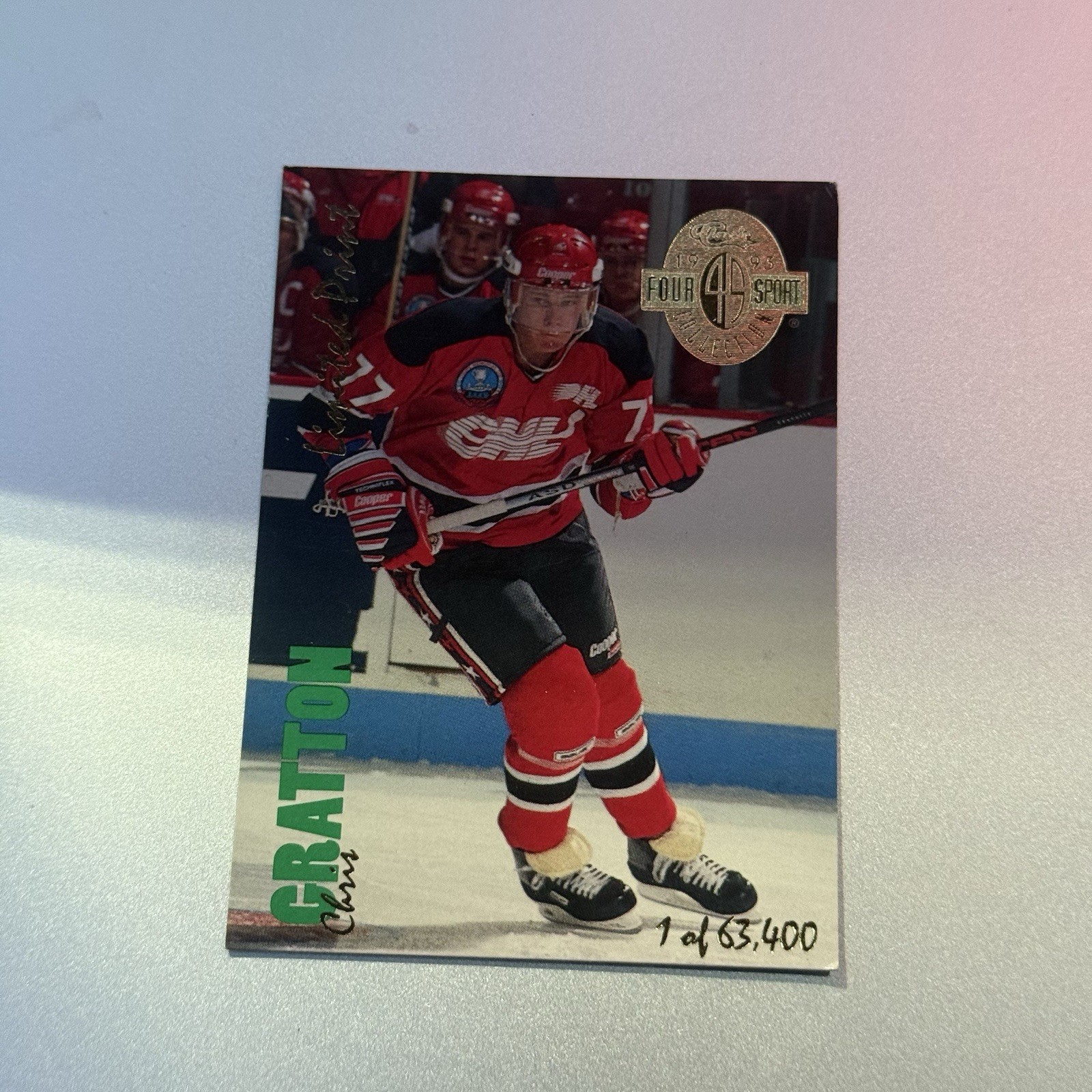 1993 Classic Four Sport LP24 Chris Gratton Limited Print Rookie /63400