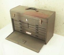 Vtg Craftsman machinist tool box chest 7 drawer 20 5/8