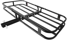 MaxxHaul 70107 53" x 19-1/2" Hitch Cargo Carrier - Steel Cargo Carrier With High