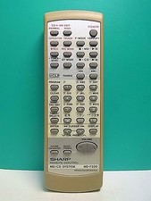 Sharp Audio Remote Control MD-F220 RRMCG0287AWSA