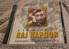 A Tribute To Raj Kapoor - RARE T-SERIES Bollywood Music CD Svcd 1390